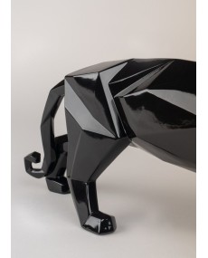 Panther (glazed black) Lladró ФАРФОР 01009496 