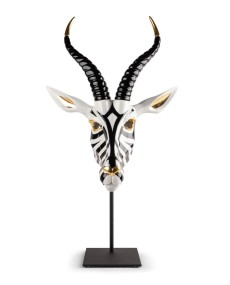 Antelope mask (black-gold) Porcelana Lladró 01009541 