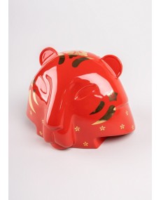 The Tiger (red- gold) Lladró Porcelain 01009549