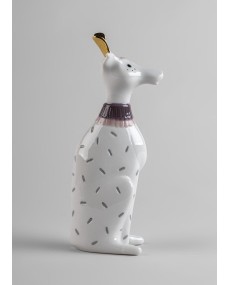 Amis inattendus - Chien Lladró Porcelaine 01009553  