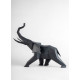 Elephant (black) Lladró Porcelain 01009559