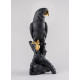 Macaw bird (black-gold) Lladró Porcelain 01009577