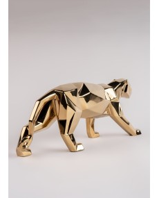 Panther (golden) Lladró Porcelain 01009580