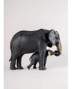 Leading the way (black-gold) Porcelana Lladró 01009581  