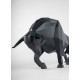 Bull (matte black) Sculpture Lladró Porcelain 01009593