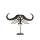 Buffalo mask (black-gold) Sculpture Lladró Porcelain 01009594