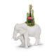 Elephant garden Sculpture. Matte White. Plant the Future Lladró Porcelain 01009639