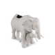 Elephant garden Sculpture. Matte White. Plant the Future Lladró Porcelain 01009639