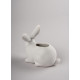 Bunny Garden Figurine. Matte White. Plant the Future Lladró ФАРФОР 01009644  