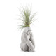 Gorilla Garden Figurine. Matte White-h. Plant the Future Lladró Porcelaine 01009649  