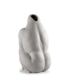 Gorilla Garden Figurine. Matte White-h. Plant the Future Lladró Porcelain 01009649