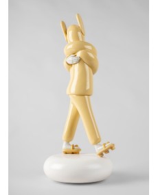 Embraced (yellow) Sculpture Lladró Porcelain 01009654