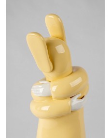 Embraced (yellow) Sculpture Lladró Porcelain 01009654