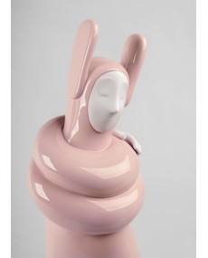 Embraced (pink) Sculpture Lladró Porcelain 01009652