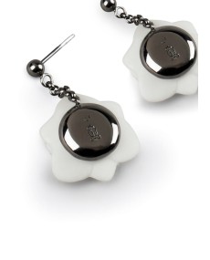 Boucles d'oreille Orchida Lladró Porcelaine 01010227  