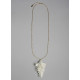 Actinia long pendant (white-gold) Lladró Porcelain 01010287