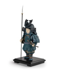 Warrior boy (blue) Lladro Porcelain 01012558