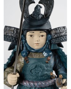 Warrior boy (blue) Lladro Porcelain 01012558