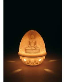 Lithophane votive light-Lord Mahavira Lladró Porcelain 01017467