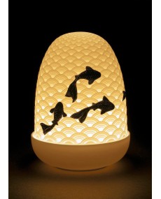 Lladro Porcelain KOI DOME LAMP 01023888