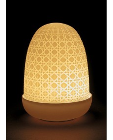 Lladro Porcelain WICKER DOME LAMP 01023889