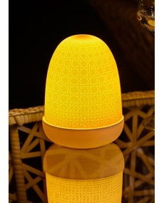 Lladro Porcelain WICKER DOME LAMP 01023889