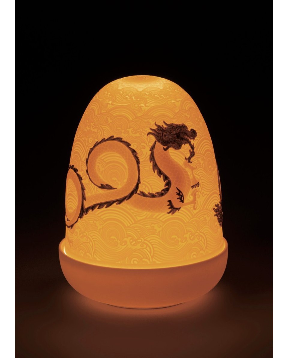 Dragons Dome Lamp Lladró Porcelain 01023970