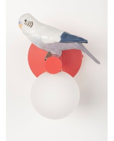 Parrot wall light (left)(CE/UK) Lladró Porcelain 01024050