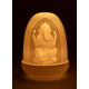 Lord Ganesha & Goddess Lakshmi Dome lamp Lladró Porcelaine 01024227  