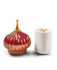 North tower candle 1001 lights (ruby) Lladró Porcelain 01040173