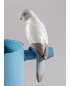 Parrot's scented Treasure (blue) Lladró Porcelain 01040193