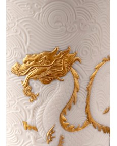 Golden Dragons candle Lladró Porcelain 01040201