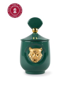 Lynx bougie Lux. animals-Redwood fire Lladró Porcelaine 01040259  