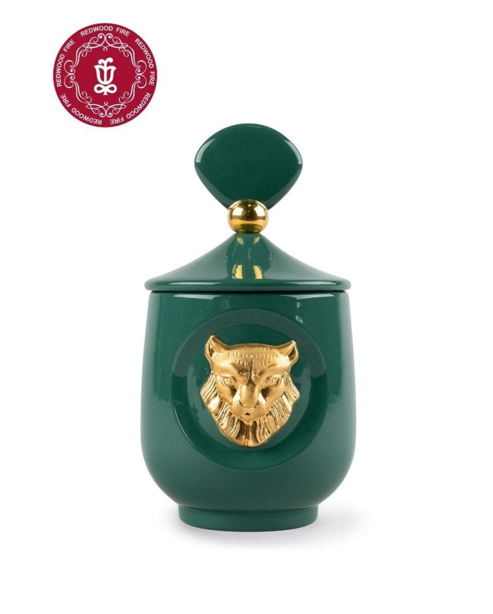 Lynx candle Lux. animals-Redwood fire Porcelana Lladró 01040259  