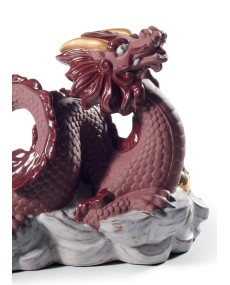 Lladro 01045129 EL DRAGÓN (ROJO) - WB Porcelana Figura Lladro