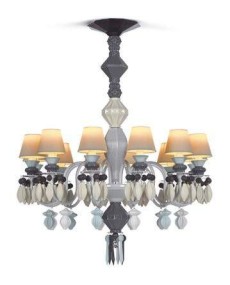 Lladro 1023208 Candelero Belle de Nuit NEGRO - TicTacArea