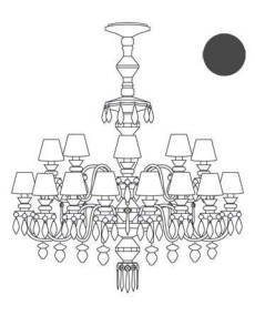 Lladro 1023216 Candelero Belle de Nuit NEGRO - TicTacArea