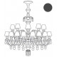 Lladro Castiçal CHAND.24L. NEGRO - TicTacArea.com