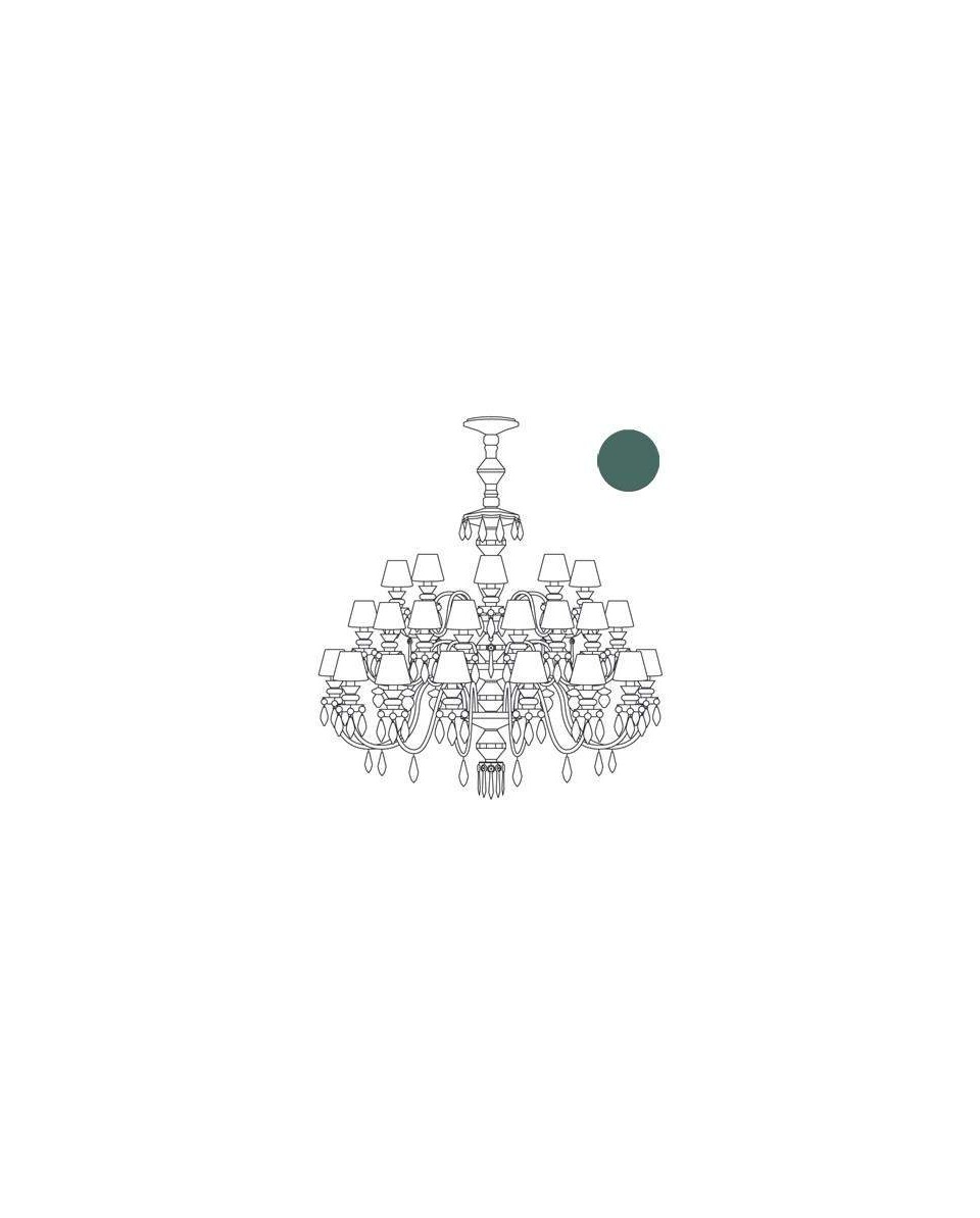 Lladro 1023231 Candelero Belle de Nuit VERDE - TicTacArea