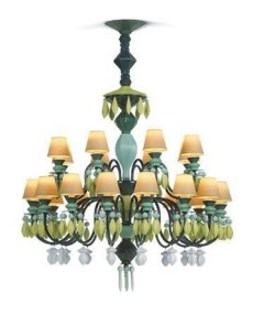 Lladro 1023234 Candelero Belle de Nuit VERDE - TicTacArea