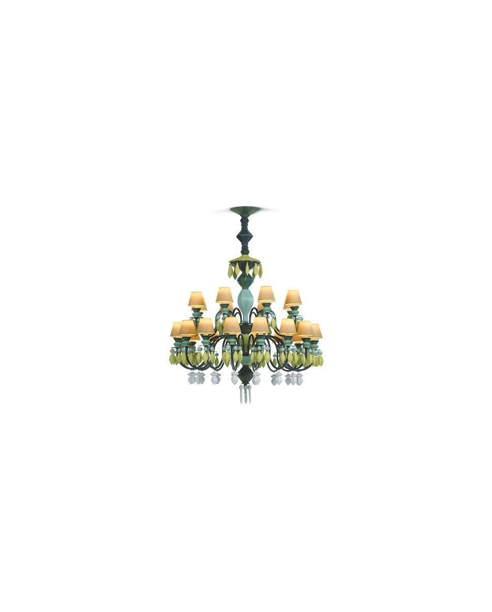 Lladro 1023234 Candelero Belle de Nuit VERDE - TicTacArea