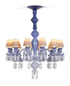 Lladro 1023248 Candelero Belle de Nuit AZUL - TicTacArea