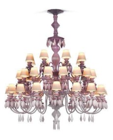 Lladro 1023271 Candelero Belle de Nuit ROSA - TicTacArea