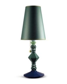 Lladro 1023243 Lamp: Table Lamp Green Japan