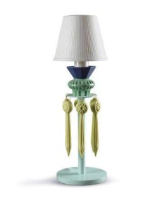 Lladro 1023247 Lamp: Lithophane Lamp Green Japan