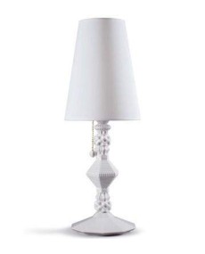 Lladro 1023200 Lampara Belle de Nuit - ¡Elegancia en blanco!