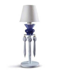 Lladro 1023267 Lamp: Lithophane Lamp Blue Japan