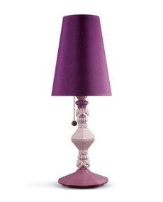 Lladro 1023280 Lamp: Table Lamp in Pink - TicTacArea