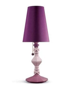 Lladro 1023283 Lamp: Pink Japan Table Lamp - TicTacArea