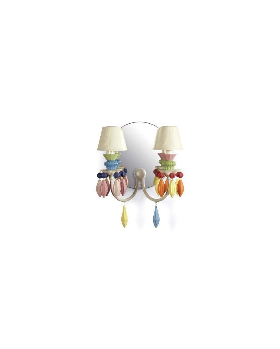 Lladro Wall Lamp: WALL 2L MULTIC CE_UK - TicTacArea